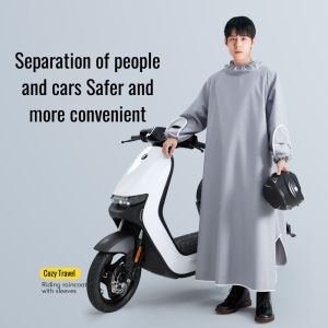 Rain Poncho Decline of Aging Performance Invisible Waterproof Layer Waterproof Jacket Shade Detachable