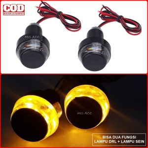 Jalu Stang Motor Variasi Nyala LED Bisa 2 Mode & Jadi Lampu Sein Satu Set Universal Aksesoris Lampu