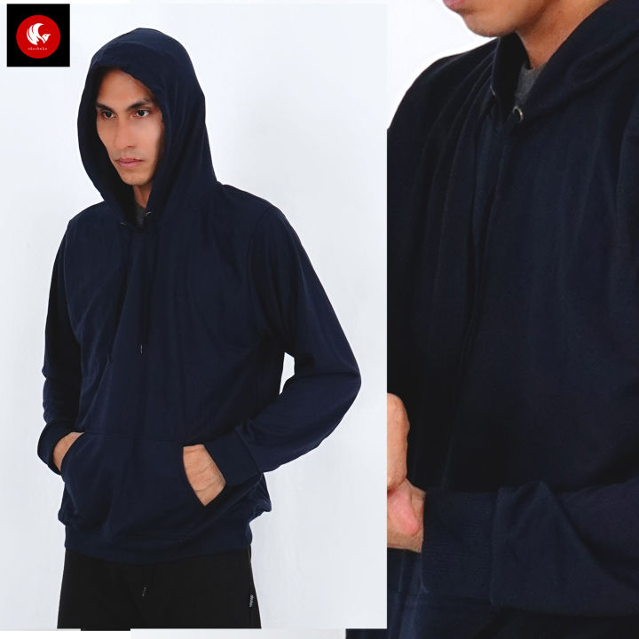 Sweater Topi polos basic Pria Hoodie baby terry Okechuku Lazada