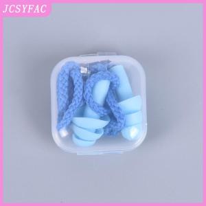 JCSYFAC Silicone Ear Plugs Sleep Earplugs Noise Reduction Swimming Earplugs With Rope