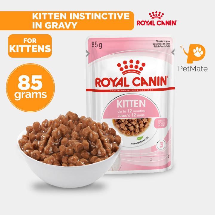 Royal Canin FHN Kitten Instinctive Wet Cat Food Pouch 85g