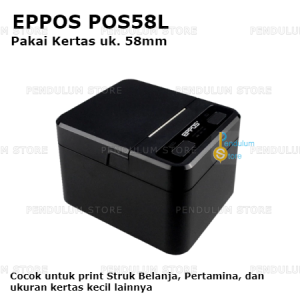 Mini Printer Thermal Bluetooth EPPOS PLUS POS58L RPP02N 58mm USB-Bluetooth POS-58L RPP02 | Mini Printer Thermal Bluetooth EPPOS PLUS POS58L dan POS80L RPP02N USB-Bluetooth ukuran kertas 58mm dan 80mm POS-58L RPP02 POS-80L cocok untuk resi alamat struk be