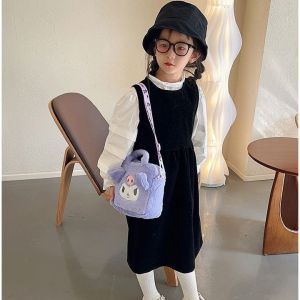 Children Bag Crossbody Bag shoulder Handbag Cinnamoroll Kuromi Backpack Handbag Shoulder Bag Plush Melody Bag Kids
