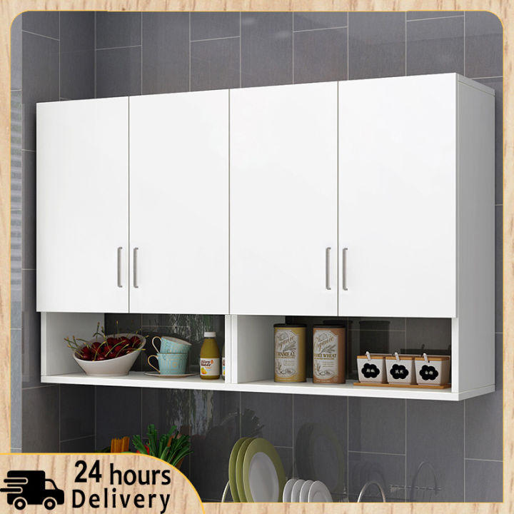 thumbnail image 2 of VidaXL Hanging Wall Cabinet – 50cm Wide, 60cm High, 31cm Deep, 1-Door Modern Floating Cabinet 2 of 6