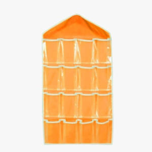 HL0036 Gantungan Celana Dalam 16 Sekat Pouch Hanging Organizer Gantungan Kaos Kaki