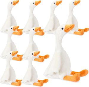 6/16PCS One Silly Goose Party Favors Stuffed Animal Plush Toy Baby Shower Birthday Party Gifts (Size:25CM)