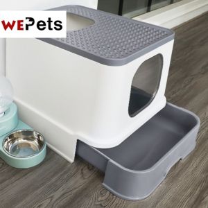 Cat Litter Box with tray XL size [Ready Stock]