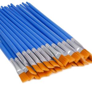 50pcs Kuas Lukis Set Paintbrush Paint Brushes Kuas Cat Minyak Dan Air
