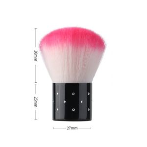 Two Tone Dust Brush Nail Art Manicure Kuas Pembersih Debu