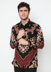 Jayabaya Batik KAMA Kemeja Batik Pria Lengan Panjang