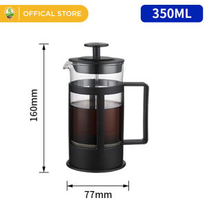 [CG] Coffee Press French Press Tea Maker With Filter Plunger Heat Resistant Coffee Maker (350ml and 600ml)