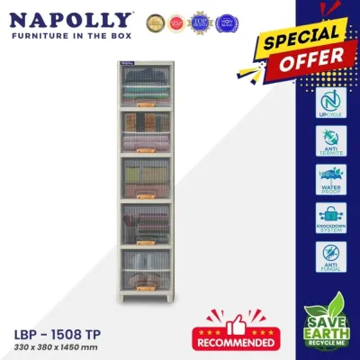 Napolly LBP Lockerbox Rak Serbaguna Lemari Susun Pakaain Sepatu Loker Plastik Susun - TD