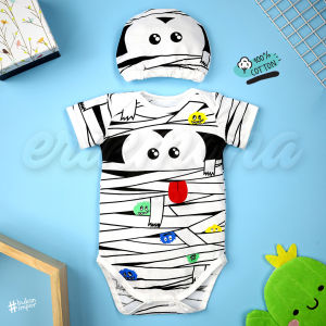baju bayi jumper bayi cewe cowo model mummy halloween lucu