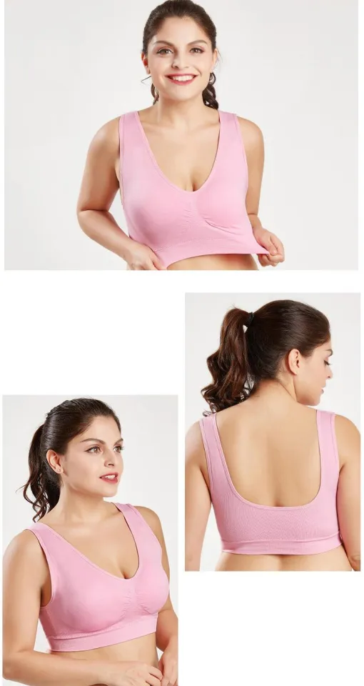 One Piece Vest Bra for Women Full Coverage Wireless Lace Bra Push Up  Bralette Tops Plus Size, 95E and 100D (Color : Skin, Size :  XXXXL/XXXX-Large)