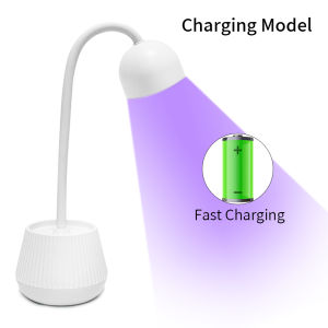 DECINIEE Mini Nail LED Lamp 24W Nail Dryer False Nail Manicure Polish Glue Fast Drying UV Light Nail Lamp 360° Bendable Table Lamp Design