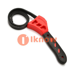 I Know Cờ Lê Thắt Lưng Cờ Lê Dây Kéo Bộ Lọc Dầu Chống Trượt Dụng Cụ Mở Nắp Chai Có Thể Điều Chỉnh Dụng Cụ Tháo Lắp Ống Nước 6-8 Inch