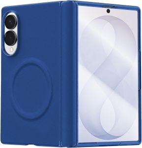[Compatible with Magsafe] for Samsung Galaxy Z Fold 8 Case [Hinge Protection] [Built-in Screen Protector] All-Inclusive Leather Hard PC Shockproof Protective Z Fold 8 Cover