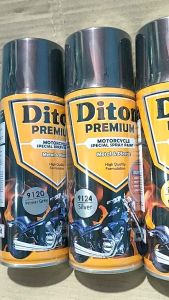 Paket Lengkap Cat Semprot Diton Premium: Yellow Metallic 9577, Primer Grey 9120 & Silver 9124 Clear Glossy