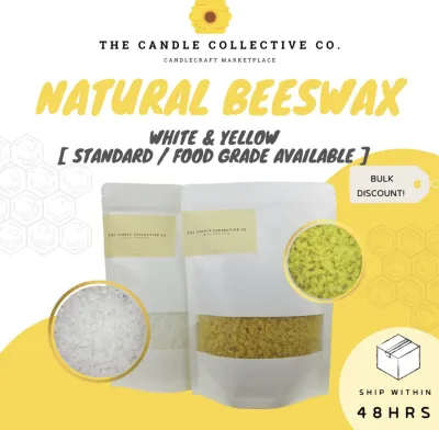 Natural Beeswax I Candle & Cosmetics Making I 250G / 1KG I CandleCollectiveCo