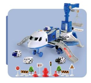 Mainan Anak Laki-Laki Mobil Mobilan Diecast Car Cargo Crane Aircraft Pesawat