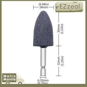 Hexagonal Shank Grinding Wheel Sharpening Head Metal Ceramic Polishing Grinding Sharpening Head