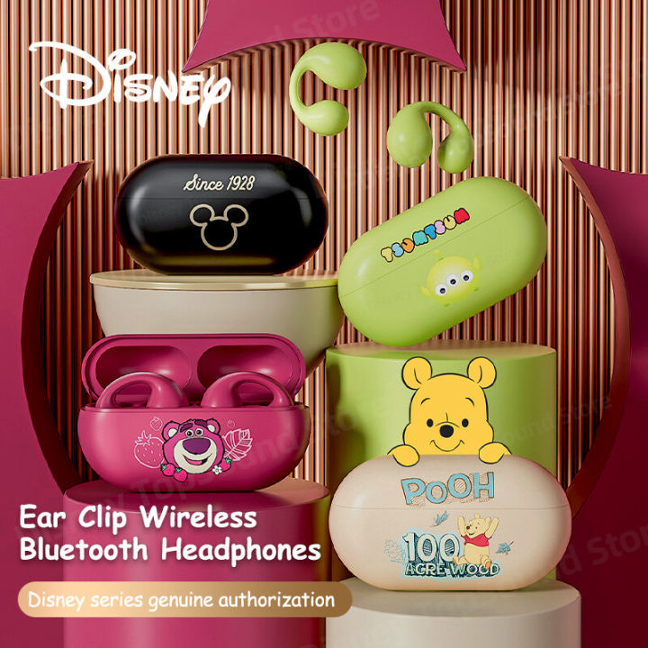 Disney KD-21 Bluetooth Wireless Earphone Ear clip design Bluetooth 5.3 ...