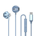 【Type-C Earphone】BlueWow Noise Canceling In-Ear Wired Headphones Stereo Earbuds Sports Earphones Wired Headset For Smartphones. 