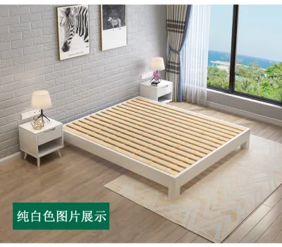 [PRE-ORDER] LX solid wood bedframe /Japanese tatami rubber +pin wood Nordic Modern European design bed frame best for home stay hotel condo apartment 实木橡胶木床架 (ETA: 1mth)