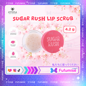 EMINA Sugar Rush Lip Scrub 4.2g | scrub bibir exfoliasi emina gula (BPOM)