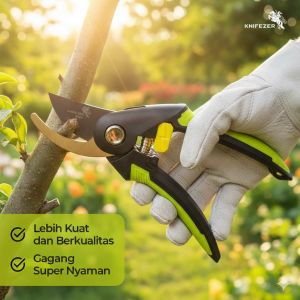 KNIFEZER Gunting cangko tanaman buah pohon Dahan Ranting Buah Garden Pruning Scissors - LN-8002