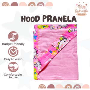 Pranela Hooded Baby Receiving Blanket for Newborn Baby Girl & Boy | Gabriella Infants Collection