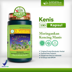 Borobudur Herbal Kenis 100 Kapsul - Membantu meringankan kencing manis
