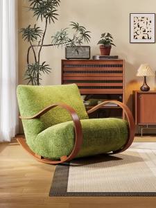 Middle ancient style single sofa chair bedroom living room household single chair casual sofa designers creative rocking chair