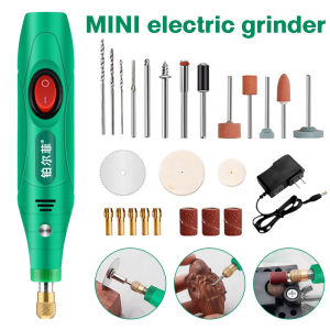 Set Bor Listrik Mini Tanpa Kabel Alat Listrik 12V DC untuk Pemolesan Pemotongan Penggilingan