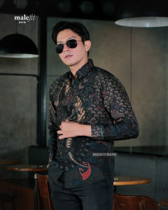 MaleFit Batik - Kemeja Batik Pria Lengan Panjang Slimfit Lapis Furing Motif Winata