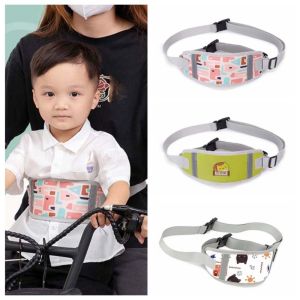 SEETE ไนลอนทำจากไนลอน เข็มขัดนิรภัยสำหรับเด็ก ปรับได้ปรับได้ ทนทานต่อการใช้งาน สายรัดนิรภัยสำหรับเด็ก แบบพกพาได้ แข็งแรงทนทาน สายรัดหน้าอกปลอดภัย เด็กอายุ2-7ปี