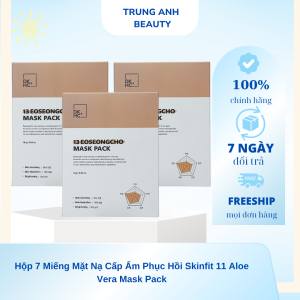 Hộp 7 Miếng Mặt Nạ Phục Hồi Diếp Cá Giảm Mụn Skinfit 13 Eoseongcho Mask Pack