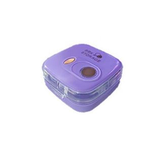 SKYJS Mini 8 Grids Pill Box Plastic Individual Compartments Pills Case Multifunctional Moisture-proof Pill Dispenser for Home