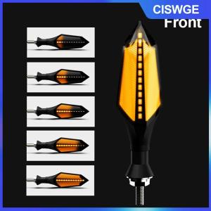 CISWGE 8 mét Xe Máy Led bật đèn tín hiệu tuần tự chảy đèn flash chỉ số đèn