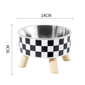 Pet Bowl Stainless Steel Single Bowl Dog Cat Non-slip Feeding Bowl Pet Food Bowl Pet Water Bowl