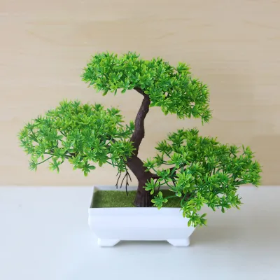 Sampai7an / PBP01 Pot Bunga Bonsai Plastik / Tanaman Palsu Dekorasi Rumah Import Murah Jakarta / Tanaman hias / COD