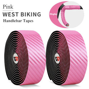 WEST BIKING Bike Handlebar Tape Anti-silp MTB Road Bicycle Handlebar Tape With Bar Plug Comfortable Cycling Handlebar Tape Bicyle Accessories