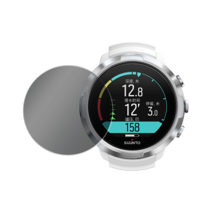 HiTurbo 3Pcs กระจกเทมเปอร์ปกป้องหน้าจอสําหรับนาฬิกาดิจิตัลสําหรับดําน้ําสมาร์ทวอท์ชฟิล์มป้องกัน Guard ป้องกันการระเบิด Anti-Shatter