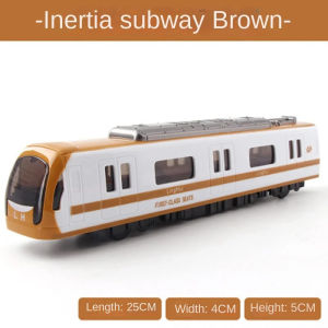 Inertial Sound and Light Music Simulation Train Toy Car Model High-speed Rail Subway Train Children Educational Toys