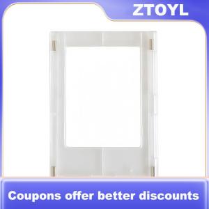 【ZTOYL】 3 Inch Minimalist Refrigerator Magnet Photo Frame Transparent 1Pc or 5Pc Easy Insert Family Kitchen School Decor