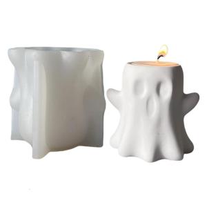 Phim hoạt hình nến khuôn silicon trang trí Halloween chủ khuôn mẫu thạch cao khuôn mẫu cho chủ làm