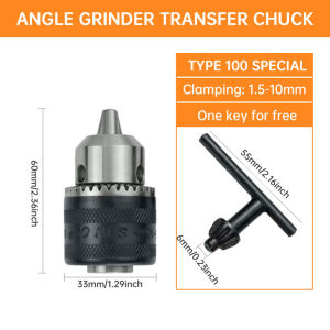 【🚚 Local Delivery🚚】M10 Angle Grinder Electric Hand Drill Socket Chuck Conversion Collet Quick Change Convert Adapter 100 Type