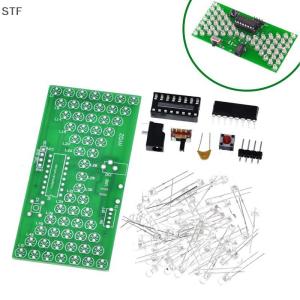 STF ชุด DIY นาฬิกาทรายอิเล็กทรอนิกส์5V ชุดการผลิตไฟฟ้าตลกพร้อมแผงโคมไฟ LED
