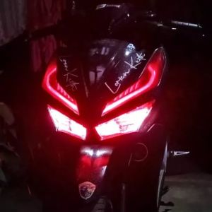 HONDA CLICK V5 V4 V3 V2 / 125i 150i Headlight Tint + Kilay Tint Game Changer