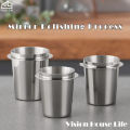 Vision 51-53/58mm Coffee Dosing Cup 304 Stainless Steel Dosing Cup Powder Feeder Part for Coffee Tamper Espresso Coffee Machine Tools for Milk Tea Shops Homes Coffee Shops. 